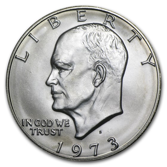 1973-S 40% Silver Eisenhower Dollar BU 1973-S 40% Silver Eisenhower Dollar BU